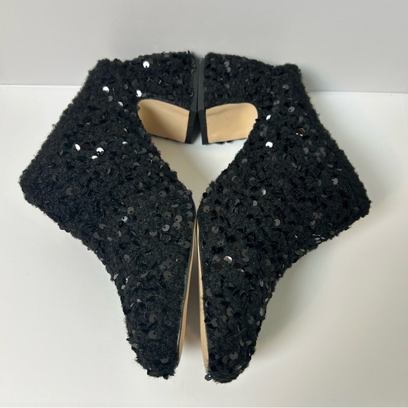 Circus by Sam Edelman Circus NY Orin Sequin mules in black size: 7.5 - Picture 6 of 10